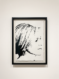 Acryl inkt op handgeschept papier - 40 x 50 cm (incl. lijst)