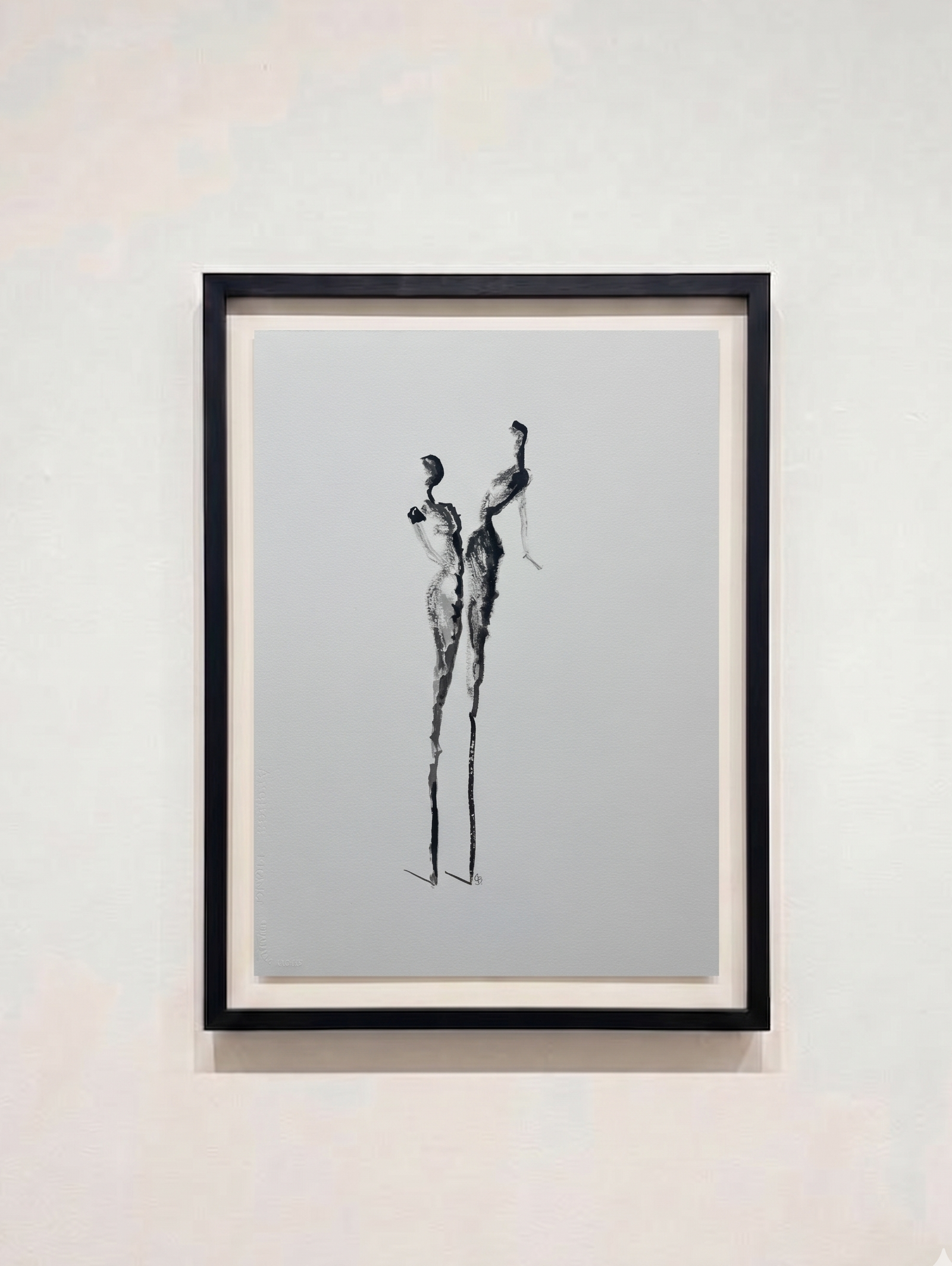 Acryl inkt op aquarelpapier – 40 x 52 cm (incl. lijst)