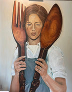 Olieverf op linnen – 150 x 130 cm