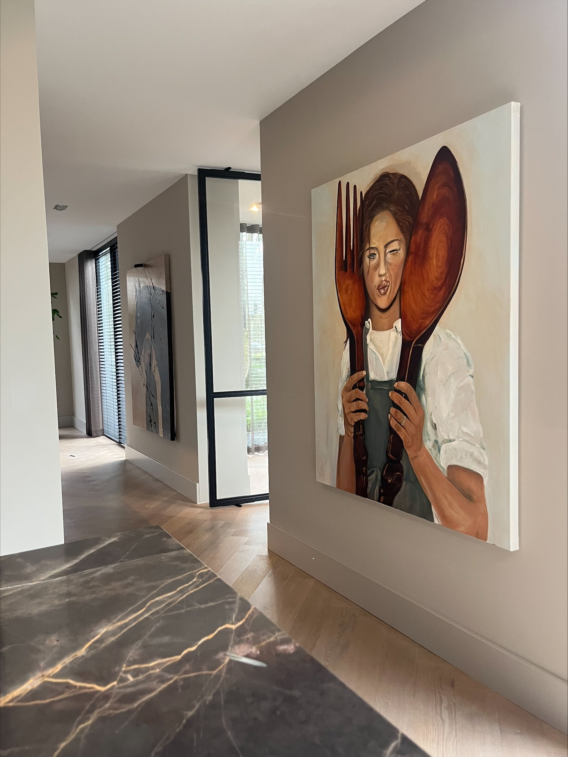 Olieverf op linnen – 150 x 130 cm